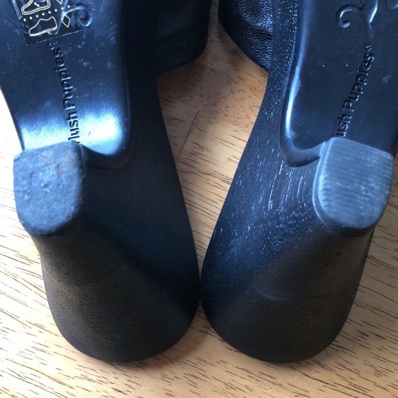 STEPS BY HUSH PUPPIES | GENUINE LEATHER | SIZE 8.5 | BLACK IN EUC - Picture 9 of 11
